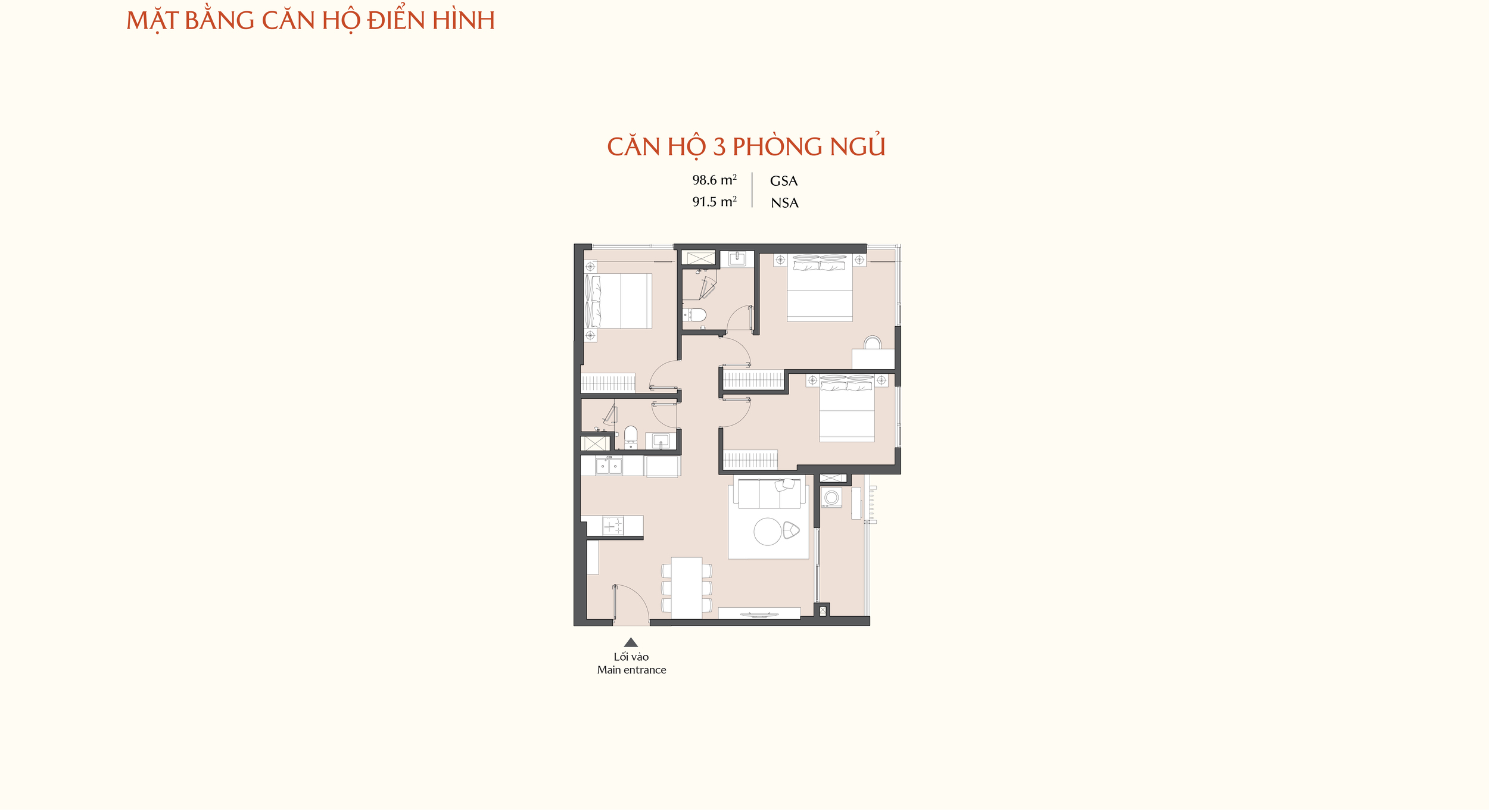 mặt bằng tầng dự án sun bắc bling city